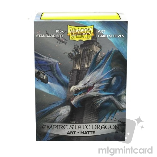 Dragon Shield 100 - Standard Deck Protector Sleeves - Art Matte Empire State Dragon - AT-12054