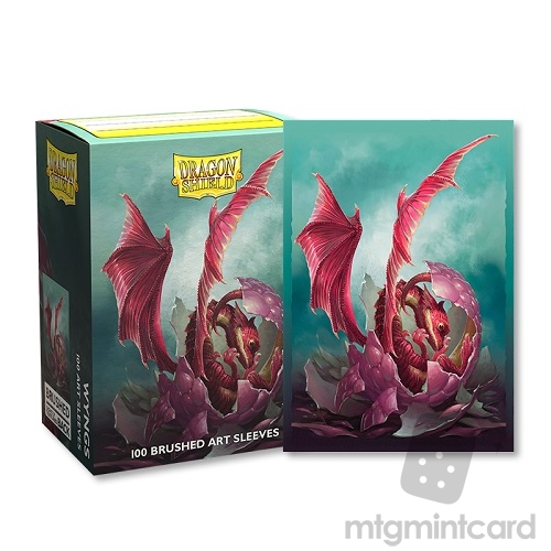Dragon Shield 100 - Standard Deck Protector Sleeves - Brushed Art Matte - Wyngs - AT-12006