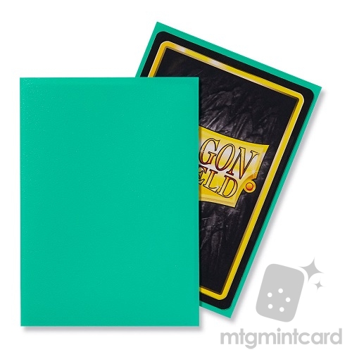 Dragon Shield 100 - Standard Deck Protector Sleeves - Matte Mint - AT-11025