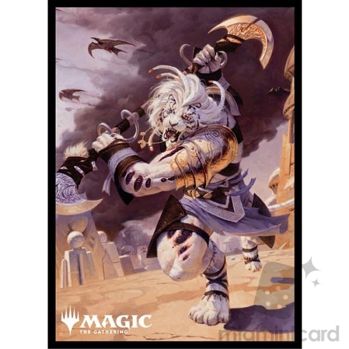 Ensky 80 - Magic MTG Players Card Sleeves - Dominaria United - Ajani, Sleeper Agent - MTGS-236