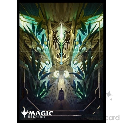 Ensky 80 - Magic MTG Players Card Sleeves - Streets of New Capenna - Spara's Headquarters - MTGS-224