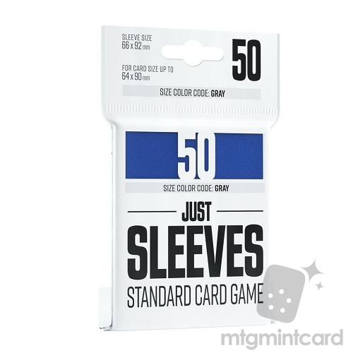 Gamegenic 50 - JUST SLEEVES - STANDARD CARD GAME 66 X 92 MM - BLUE - GGX10008ML
