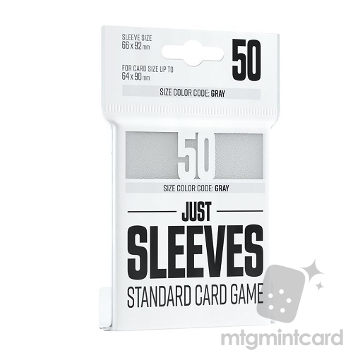 Gamegenic 50 - JUST SLEEVES - STANDARD CARD GAME 66 X 92 MM - WHITE - GGX10007ML