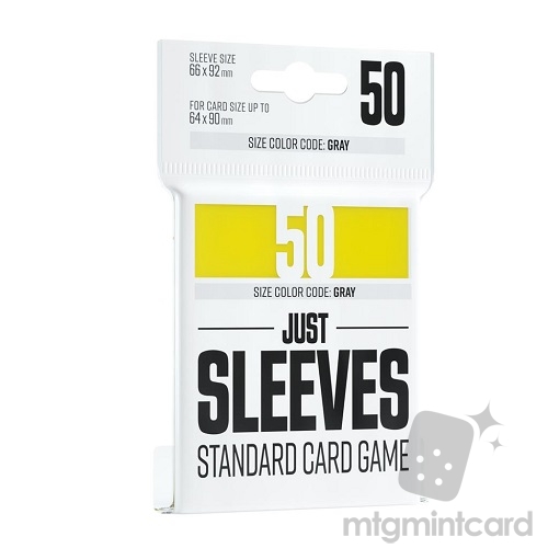 Gamegenic 50 - JUST SLEEVES - STANDARD CARD GAME 66 X 92 MM - YELLOW - GGX10009ML