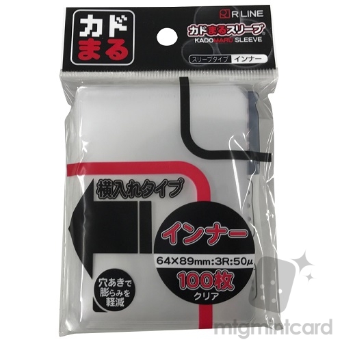 KADOMARU Sleeves 100 - Inner Clear (Side Load) - 64 x 89 mm - 010181