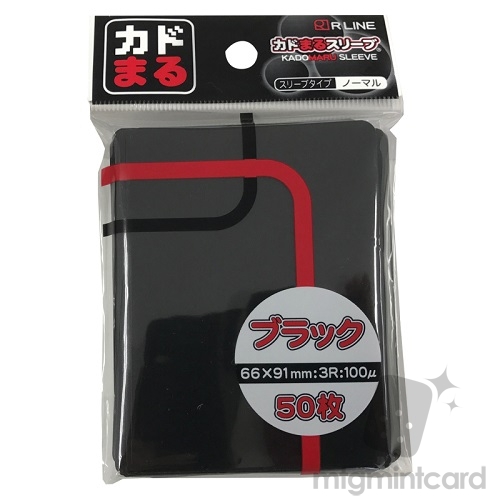 KADOMARU Sleeves 50 - Normal Black - 66 x 91 mm - 010020