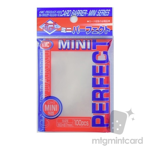 KMC 100 Mini Sized card sleeves deck protectors - Mini Perfect Size (New Design) - 001478
