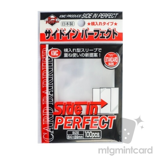 KMC 100 Standard Sized Card Sleeves Deck Protectors - Side In Perfect - 001713