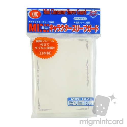 KMC 60 Mini Clear Character Sleeves - Mini Silver Guard (New Design) - 001461