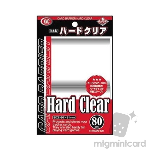 KMC 80 Card Barrier - Hard Clear - 001829