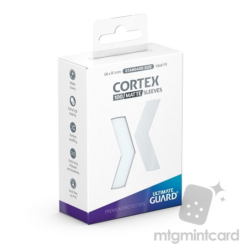 Ultimate Guard 100 - Cortex Sleeves Standard Size - Matte Transparent - UGD011186