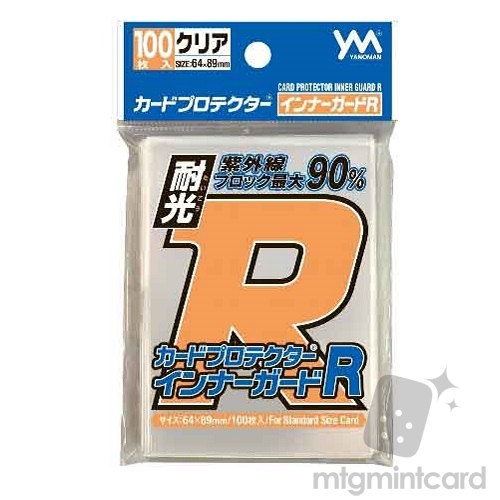 YANOMAN 100 Card Sleeves Deck protectors - Inner Guard R - Clear - 95-060
