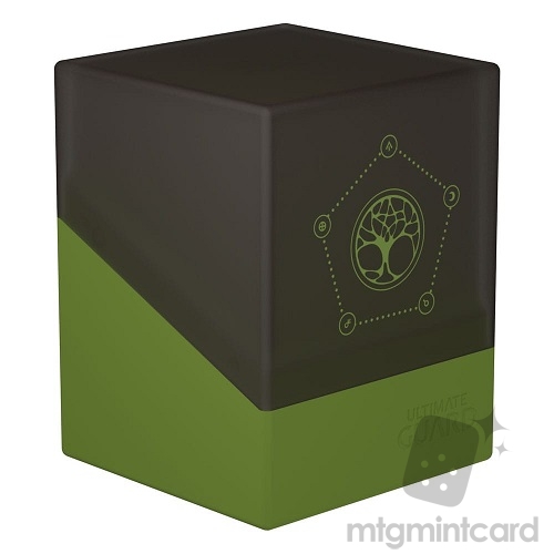 Ultimate Guard 100+ Boulder Standard Size Deck Case - Druidic Secrets Arbor (Olive Green) - UGD011423