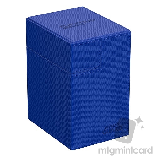 Ultimate Guard 133+ Xenoskin Flip n Tray Deck Case Box - Blue - UGD011388