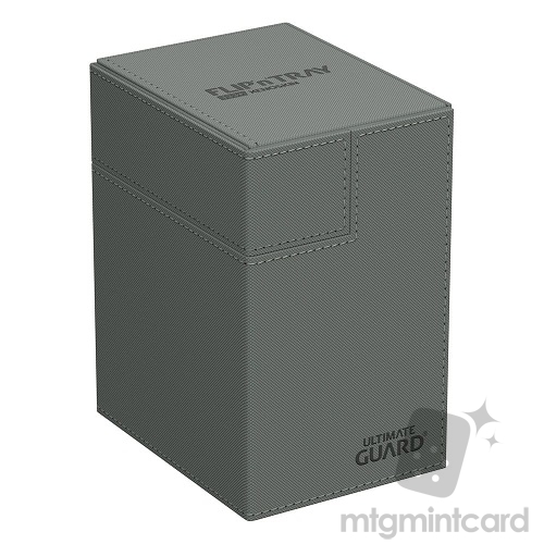 Ultimate Guard 133+ Xenoskin Flip n Tray Deck Case Box - Grey - UGD011392