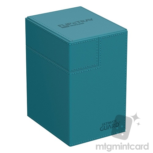Ultimate Guard 133+ Xenoskin Flip n Tray Deck Case Box - Petrol - UGD011390