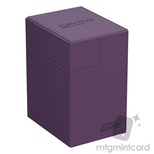 Ultimate Guard 133+ Xenoskin Flip n Tray Deck Case Box - Purple - UGD011391