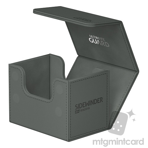 Ultimate Guard 80+ SideWinder Standard Size XenoSkin Deck Case - Monocolor - Grey - UGD011209