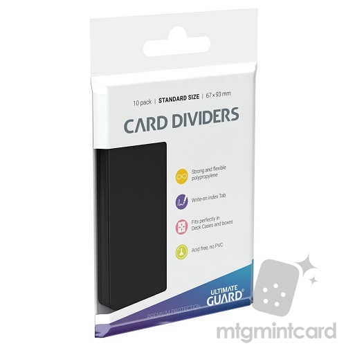 Ultimate Guard Card Dividers - Black - UGD010356
