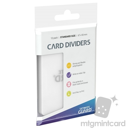 Ultimate Guard Card Dividers - Transparent - UGD010089