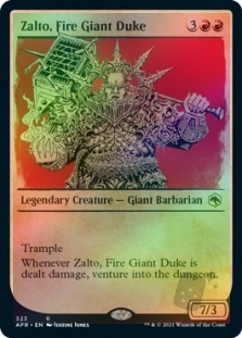 Zalto, Fire Giant Duke (Showcase)