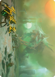 Green Sun's Twilight (Signed)(Phyrexia: All Will Be One)(39/81)