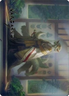 Light-Paws, Emperor's Voice (Signed)(Kamigawa: Neon Dynasty)(23/81)