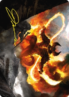 The Balrog, Flame of Udun (Signed)(The Lord of the Rings: Tales of Middle-earth)(36/81)