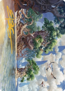 Yavimaya Coast (Signed)(Dominaria United)(61/81)