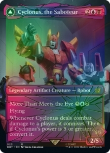 Cyclonus, the Saboteur (Shattered Glass) // Cyclonus, Cybertronian Fighter (Shattered Glass)