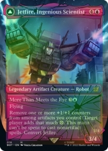 Jetfire, Ingenious Scientist (Shattered Glass) // Jetfire, Air Guardian (Shattered Glass)