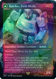 Ratchet, Field Medic (Shattered Glass) // Ratchet, Rescue Racer (Shattered Glass)