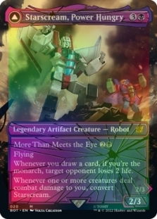 Starscream, Power Hungry (Shattered Glass) // Starscream, Seeker Leader (Shattered Glass)