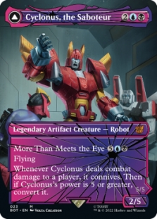 Cyclonus, the Saboteur (Shattered Glass) // Cyclonus, Cybertronian Fighter (Shattered Glass)