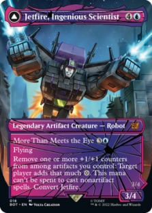 Jetfire, Ingenious Scientist (Shattered Glass) // Jetfire, Air Guardian (Shattered Glass)