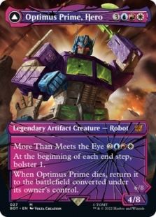 Optimus Prime, Hero (Shattered Glass) // Optimus Prime, Autobot Leader (Shattered Glass)