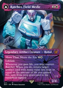 Ratchet, Field Medic (Shattered Glass) // Ratchet, Rescue Racer (Shattered Glass)