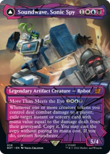 Soundwave, Sonic Spy (Shattered Glass) // Soundwave, Superior Captain (Shattered Glass)
