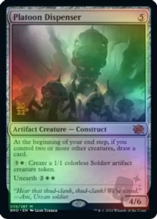 Platoon Dispenser (The Brothers' War Prerelease)