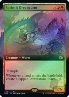 Sarinth Greatwurm (Extended Art)