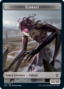 Champion of Wits Token (6/30) // Eldrazi Token (1/30)