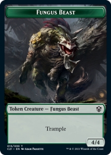 Demon Token (7/30) // Fungus Beast Token (15/30)