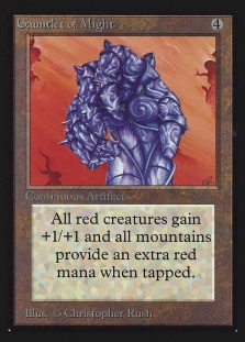 Gauntlet of Might (Not Tournament Legal)