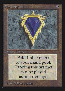 Mox Sapphire (Not Tournament Legal)