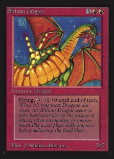 Shivan Dragon (Not Tournament Legal)