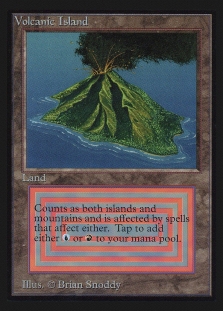 Volcanic Island (Not Tournament Legal)