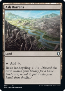Ash Barrens (Commander Deck)