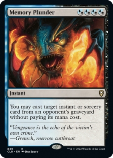 Memory Plunder (Commander Deck)