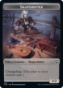 Shapeshifter Token (24) // Shapeshifter Token (Commander Deck)(28)