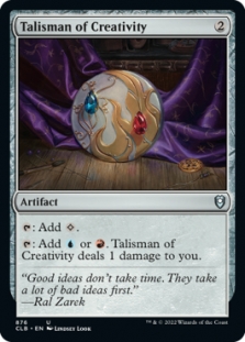 Talisman of Creativity (Commander Deck)